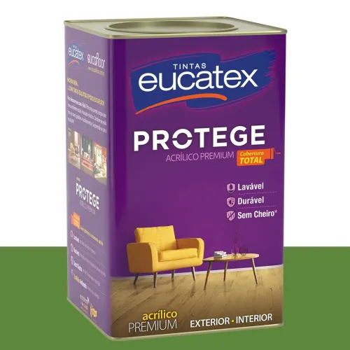 Tinta Acrílica Acetinada Eucatex Brilho da Esmeralda 16 L