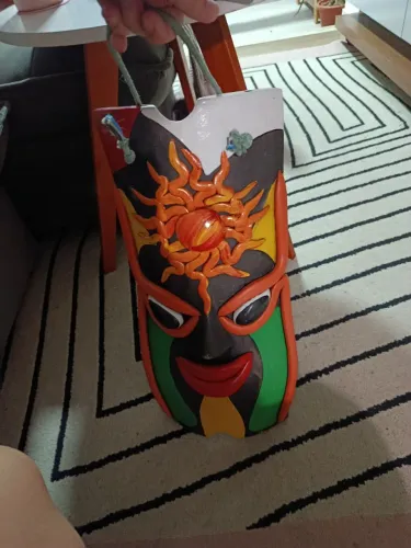 Máscara Decorativa de Cerâmica de Maragogipinho