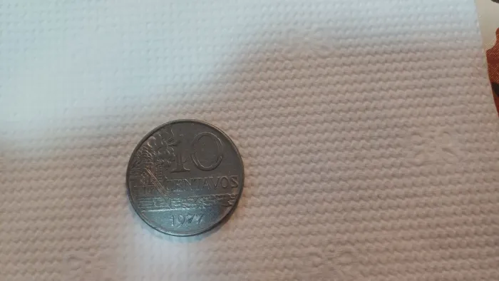 Moeda de 10 centavos 1977