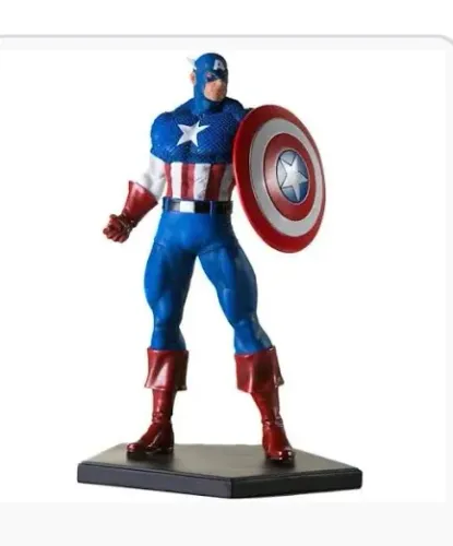 Capitão América Art Scale 1/10  Marvel Comics Serie 4 - Iron Studios (Usado)