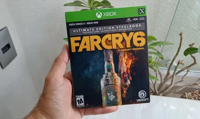 Jogo Farcry 6 Ultimate Edition Steelbook Xbox Series Cib