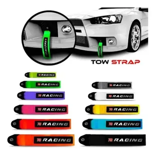 Cinta De Reboque Tow Strap Engate Flexível Esportivo
