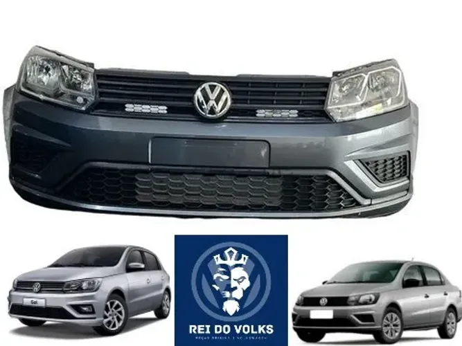 Para choque dianteiro completo  para Gol e Voyage G8 2018 a 2023 