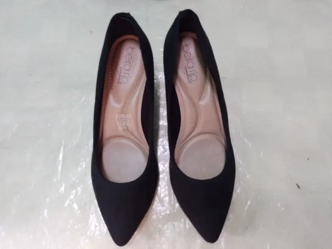 Sapatos Scarpin Feminino Preto Beira Rio Conforto- num 38