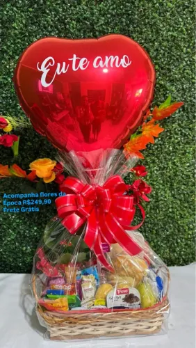 Cesta de Café da Manhã Romântica