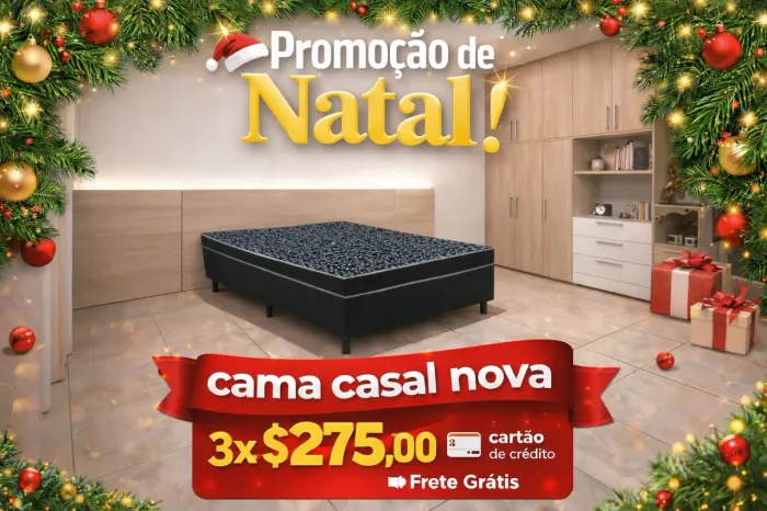 Promoção sábado cama casal nova entrego 