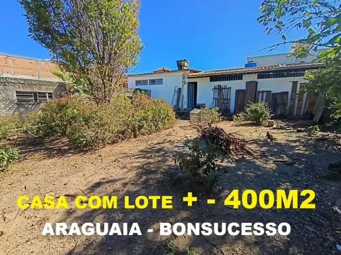 Vendo Casa 02 Quartos Lote 400m² Bairro Araguaia Bonsucesso
