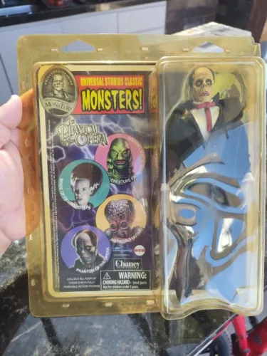 Boneco O fantasma da ópera Universal Monsters Action Figure Terror 