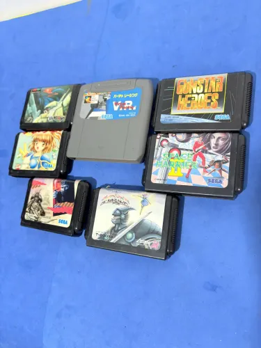 Cartucho mega drive japonês fita jogo