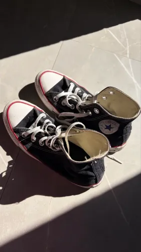 Converse All Star Chuck Taylor Cano Alto Preto - Original