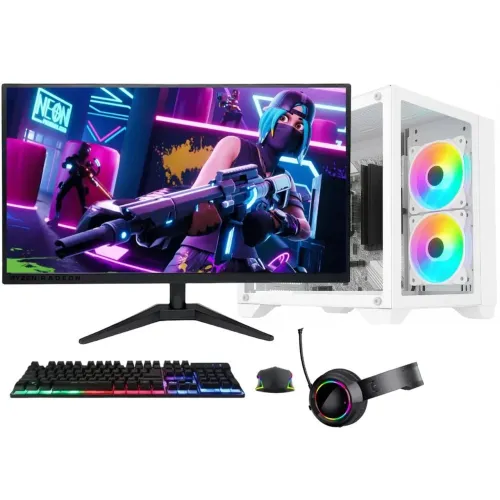 PC Gamer Completo Bluepc Force, Amd Ryzen 5, Radeon Rx, 16gb Ddr4, SSD 256gb,
