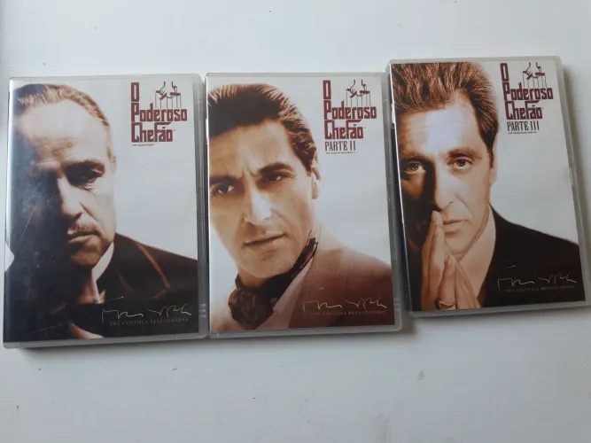 Coleção de Dvds O poderoso chefão