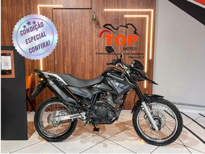Repasse de moto crosser