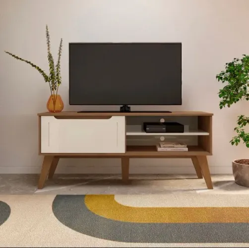 Rack para TV Retrô 134 cm ? Novo, Caixa Lacrada