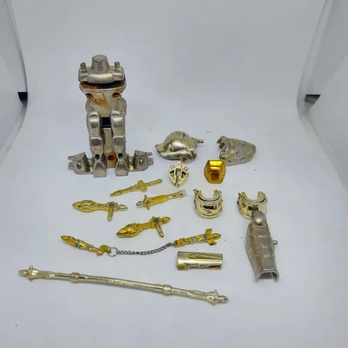 Kit peças cavaleiros do Zodíaco Bandai vintage Libra de ouro