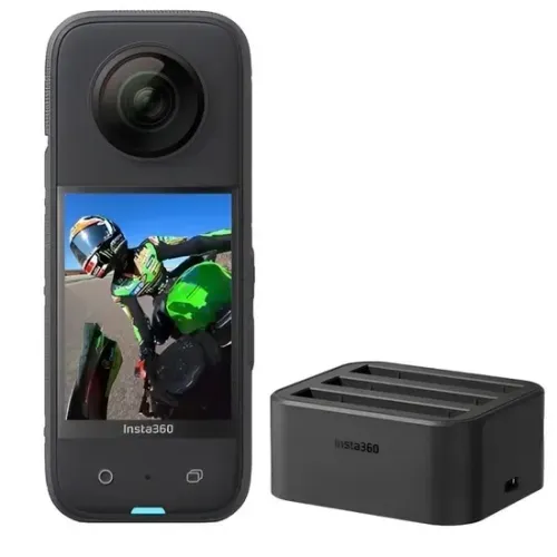 Filmadora Insta360 X3 + Carregador Rápido - Lacrada na caixa!