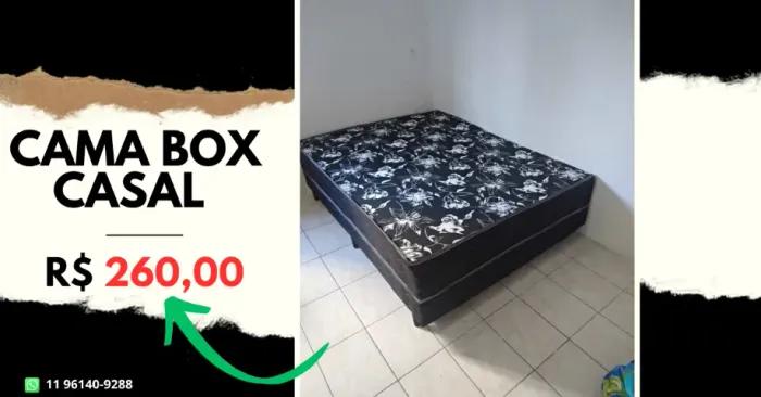 cama box casal (promoção)