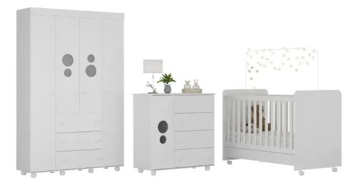 Quarto de Bebê completo nunca usado, pronto pra montar!