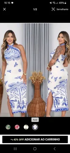 Vestido azul