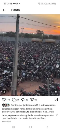 Sucata de motos