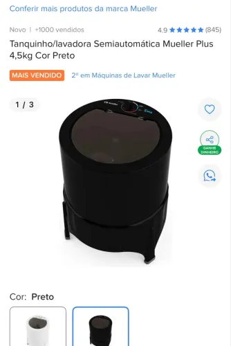 Vendo tanquinho