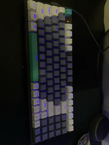  Teclado Mecânico MACHENIKE K500 Com Fio 94 Teclas  switch marrom 