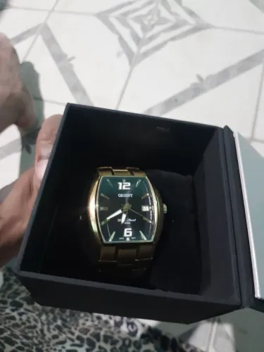 VENDO RELÓGIO ORIENT DOURADO NOVO