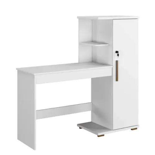 Escrivaninha Savana 1P Branco Arte Moveis