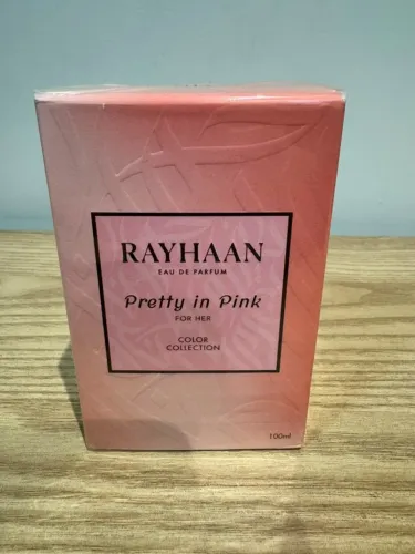 Rayhaan Pretty in Pink for her 100ml EDP Lacrado