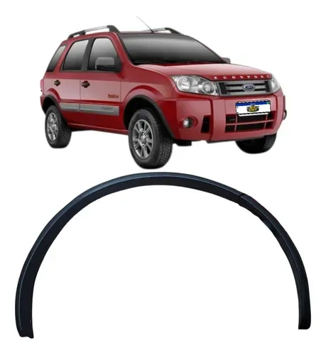 Moldura Paralama Dianteira Direita Ecosport 2002 A 2012 Preto