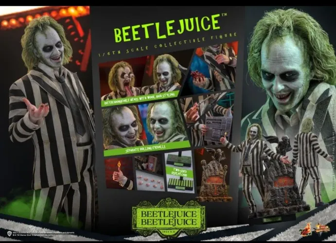 Beetlejuice hottoys 1/6 novo