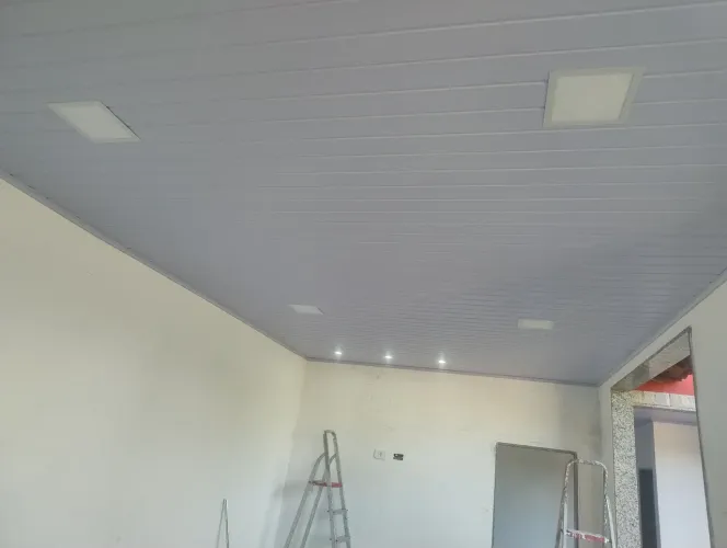 Rebaixamento de teto com PVC ou drywal ac cartão