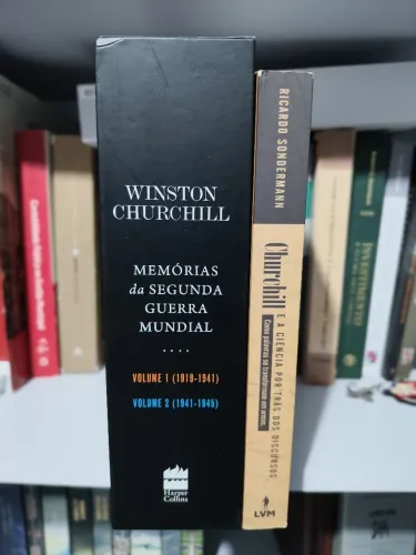 Coleção Churchill: Box memórias da Segunda Guerra Mundial e a Ciência dos discursos