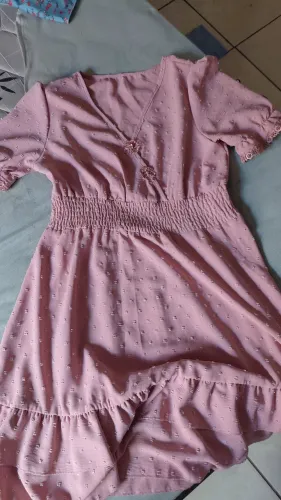Vestido rosa lindo