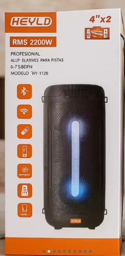 Caixa de som sem fio 2200w