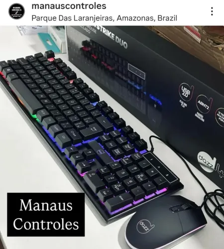 Teclado Gamer + Mouse Gamer Dazz Shadowstrike duo <br>Mouse Gamer Shadowstrike Duo
