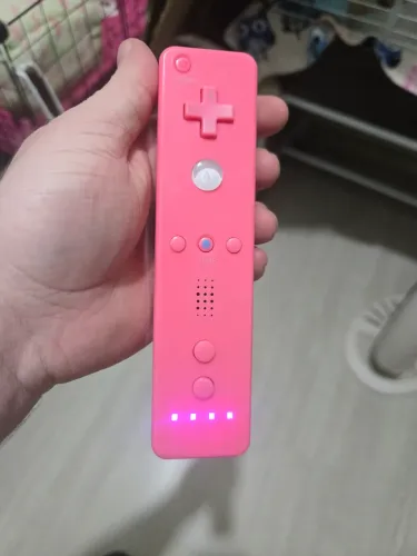 Controle Rosa Nintendo Wii