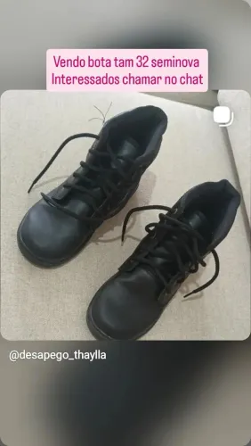Bota infantil 