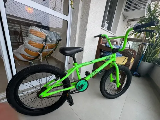 Bicicleta Bmx Aro 20 Pro-x Série 5 Edição Especial Colors Cor Verde Neon Tamanho Do Quadro
