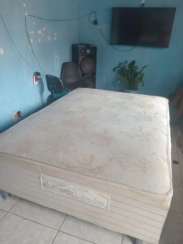Cama box espuma casal