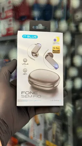 Fone de Ouvido Bluetooth Esportivo Gancho It-Blue LE-2469 IPX4