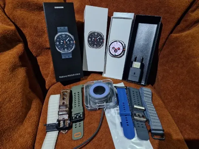 Samsung Galaxy Watch Ultra Titânio Prata Todo Original