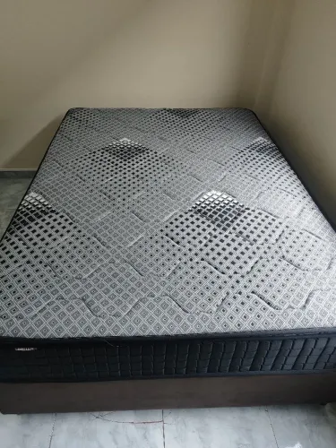 Cama box casal com colchão