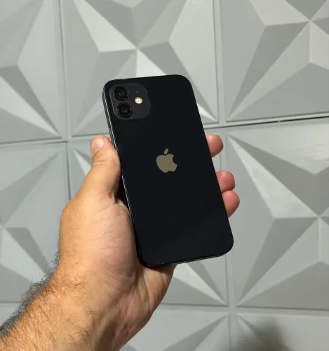 iPhone 12 preto 128gb tela e bateria trocada 