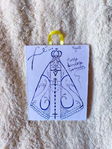 Desenho de Nossa Senhora Aparecida