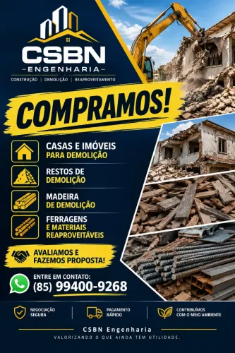 Compramos sua demolição