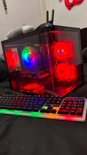 PC Gamer| i5-9400F | RX 570 8GB | 24GB RAM | SSD + HD | Gabinete Aquário +Joystick Gamesir