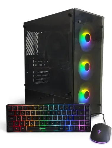 Computador Gamer AMD Ryzen 5 3400G - 16GB RAM - SSD 250GB NVMe - RX Vega 11