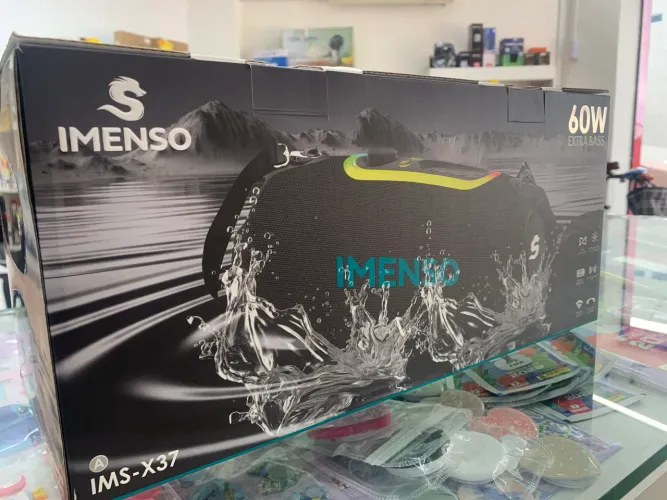 Caixa de som HI-FI IMENSO 60W EXTRA BASS