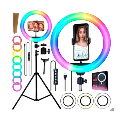 Tripé colorido 30cm LED